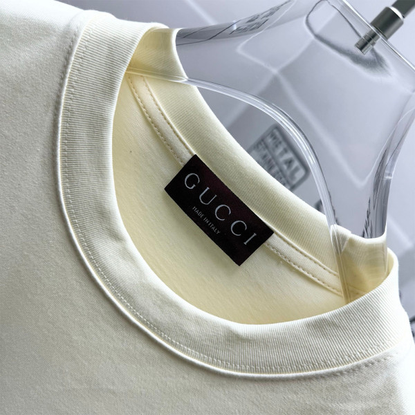 Gucci, Men's T-Shirt, Beige