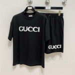 Gucci, Men's Short Set, Black