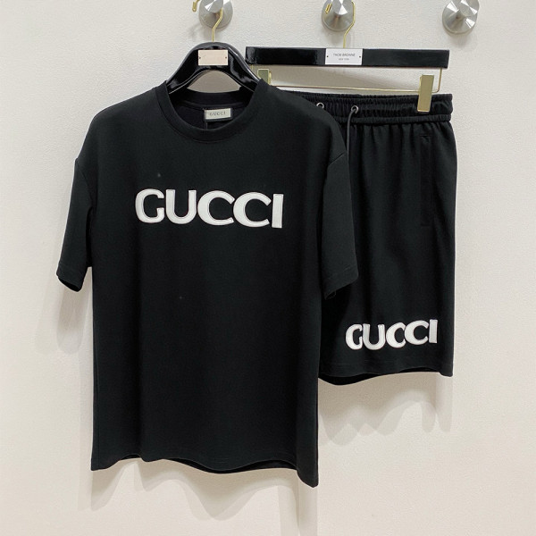 Gucci, Men's Short Set, Black