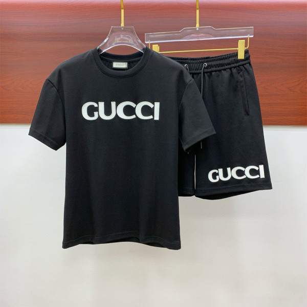 Gucci, Heren Short Set, Zwart