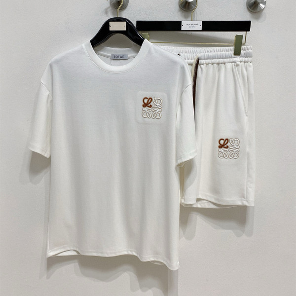 Loewe, Men's Short Set, White