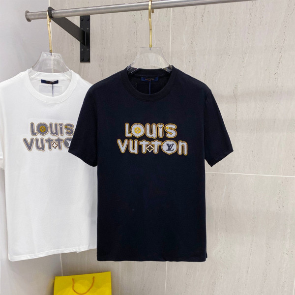 Louis Vuitton, Men's T-Shirt, Black
