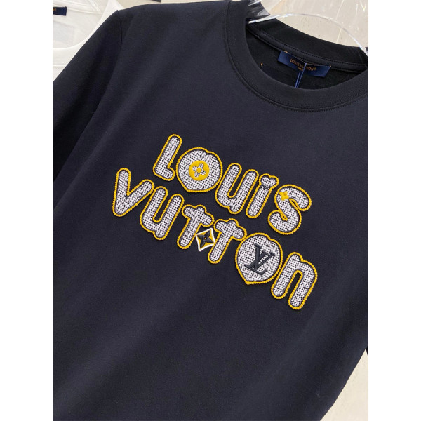 Louis Vuitton, Men's T-Shirt, Black