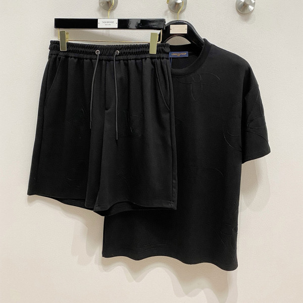 Louis Vuitton, Men's Short Set, Black