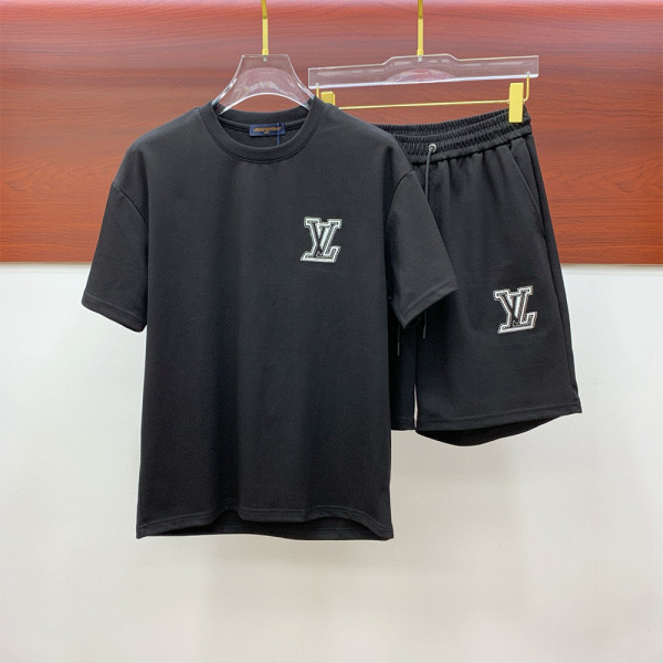 Louis Vuitton, Men's Short Set, Black