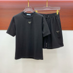 Prada, Men's Short Set, Black