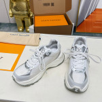 Louis Vuitton, Run 55, Women's Sneaker, Grey