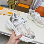 Louis Vuitton, Run 55, Women's Sneaker, White