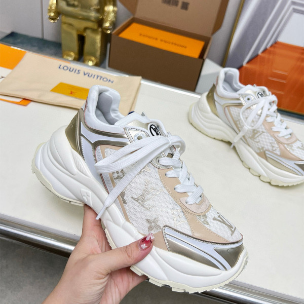 Louis Vuitton, Run 55, Women's Sneaker, White