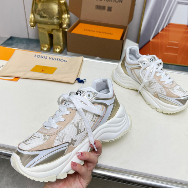 Louis Vuitton, Run 55, Women's Sneaker, White