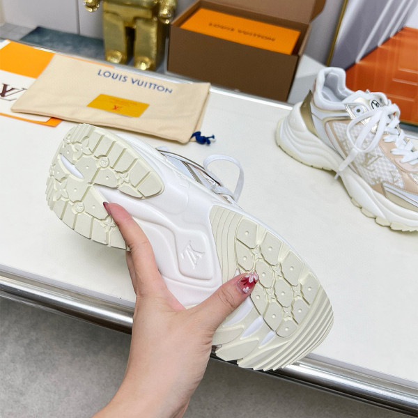 Louis Vuitton, Run 55, Women's Sneaker, White