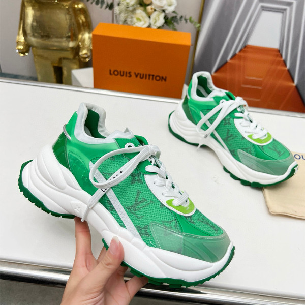 Louis Vuitton, Run 55, Women's Sneaker, Green