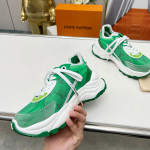 Louis Vuitton, Run 55, Women's Sneaker, Green