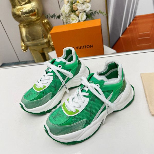 Louis Vuitton, Run 55, Women's Sneaker, Green