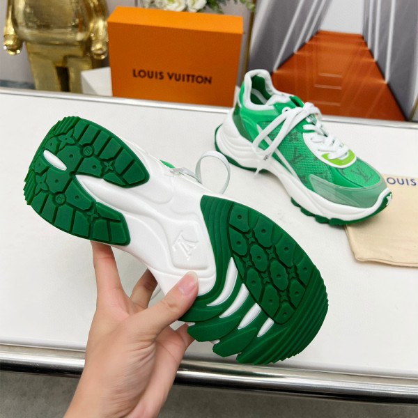 Louis Vuitton, Run 55, Women's Sneaker, Green