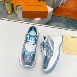 Louis Vuitton, Run 55, Women's Sneaker, Blue