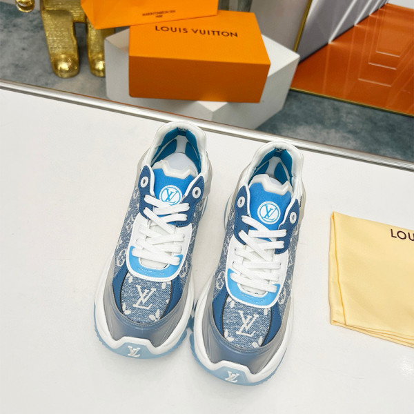 Louis Vuitton, Run 55, Women's Sneaker, Blue
