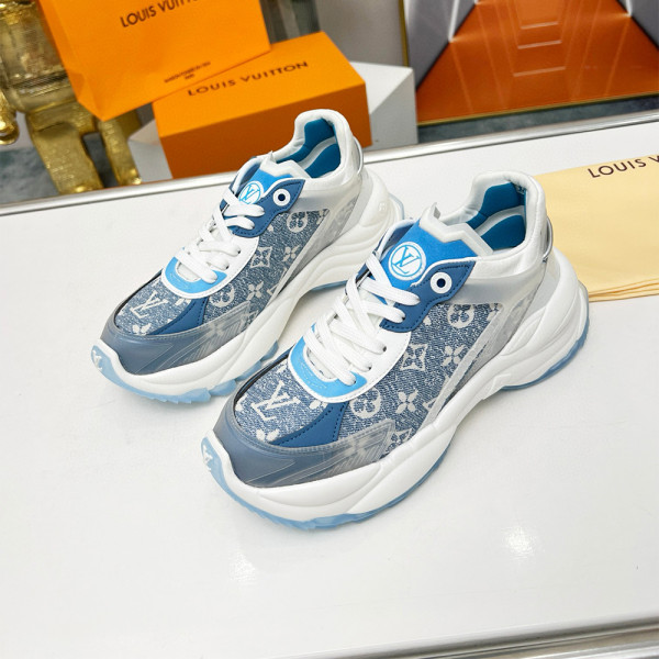 Louis Vuitton, Run 55, Women's Sneaker, Blue