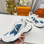Louis Vuitton, Run 55, Women's Sneaker, Blue