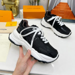 Louis Vuitton, Run 55, Women's Sneaker, Black