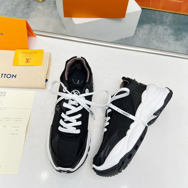 Louis Vuitton, Run 55, Women's Sneaker, Black