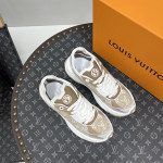 Louis Vuitton, Run 55, Women's Sneaker, Beige