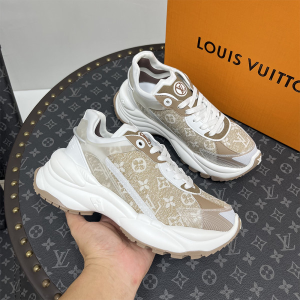 Louis Vuitton, Run 55, Women's Sneaker, Beige
