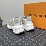 Louis Vuitton, Run 55, Women's Sneaker, Beige