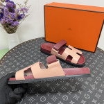 Hermes, Chypre, Men's Slipper, Burgundy