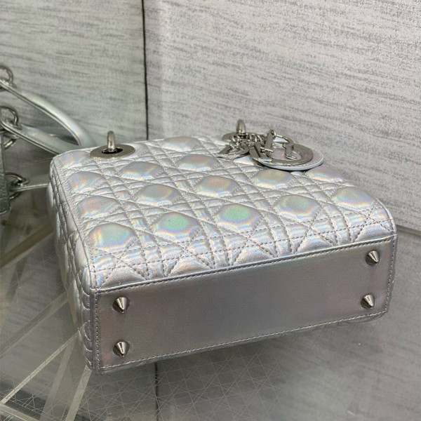 Christian Dior, Lady Dior, Women's Bag, Silver