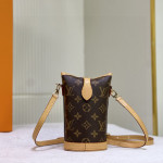 Louis Vuitton, Fold Me Pouch, Women's Bag, Brown