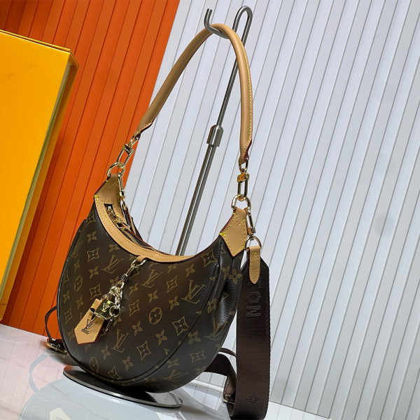 Louis Vuitton, Looping, Women's Bag, Brown