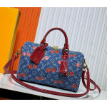 Louis Vuitton, Bolse Speedy, Women's Bag, Blue