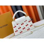 Louis Vuitton, Capucines, Women's Bag, White