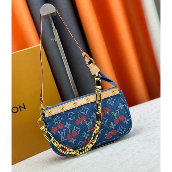 Louis Vuitton, Pochette, Women's Bag, Blue