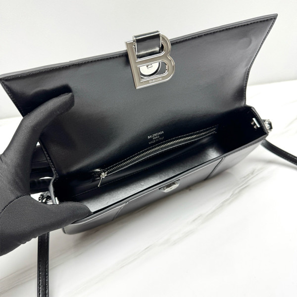 Balenciaga, Hourglass, Women's Bag, Black