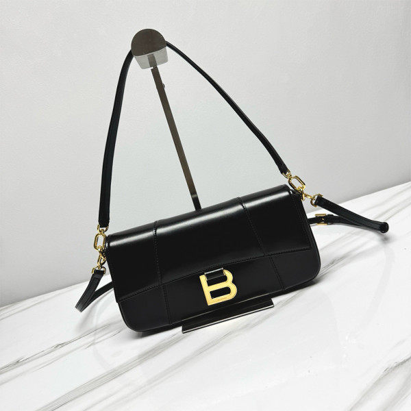 Balenciaga, Hourglass, Women's Bag, Black