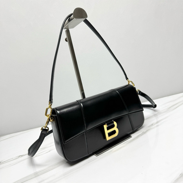 Balenciaga, Hourglass, Women's Bag, Black