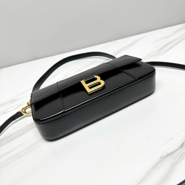 Balenciaga, Hourglass, Women's Bag, Black