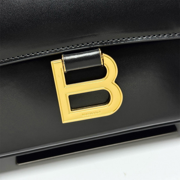 Balenciaga, Hourglass, Women's Bag, Black