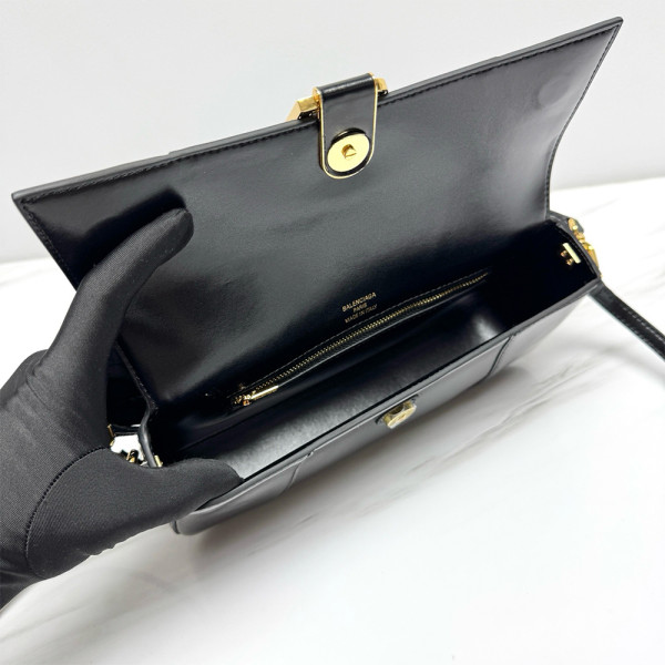 Balenciaga, Hourglass, Women's Bag, Black