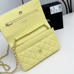 Chanel, Classic Flap, Women's Bag, Yellow