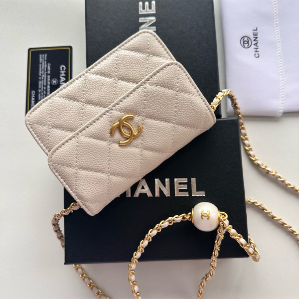 Chanel, Flap, Women's Bag, White