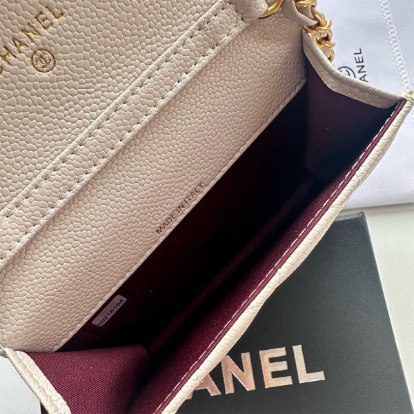 Chanel, Flap, Women's Bag, White
