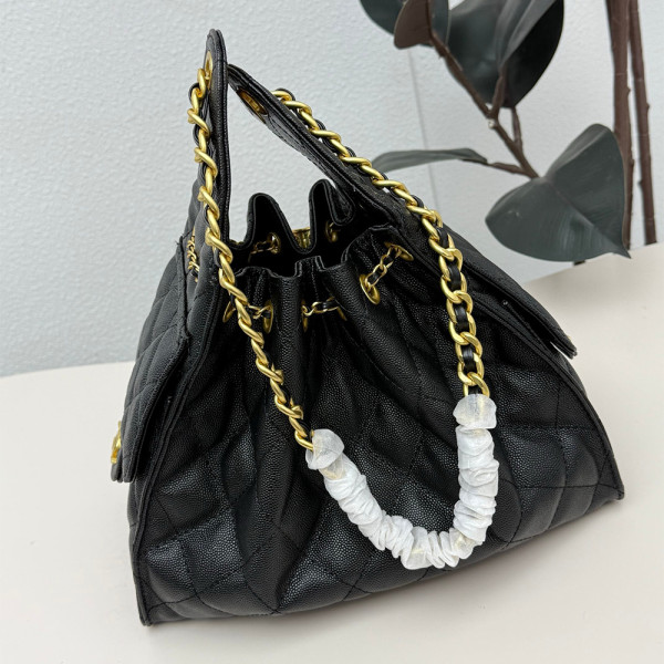 Chanel, 25, Women's Bag, Black