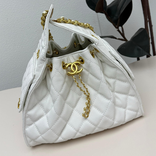Chanel, 25, Women's Bag, White