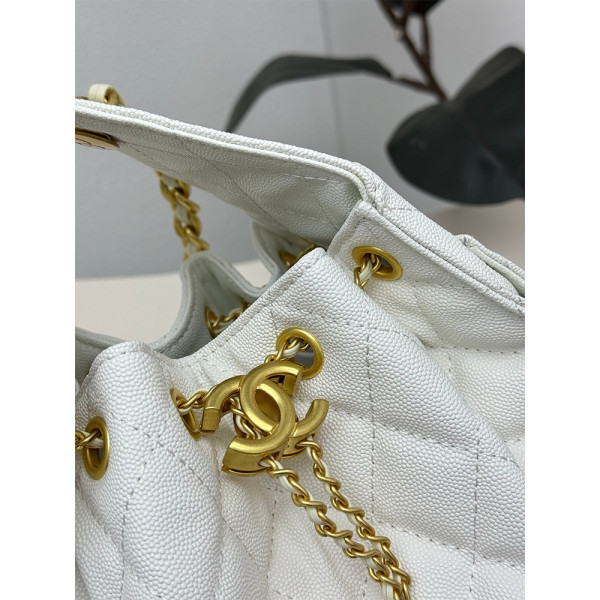 Chanel, 25, Women's Bag, White