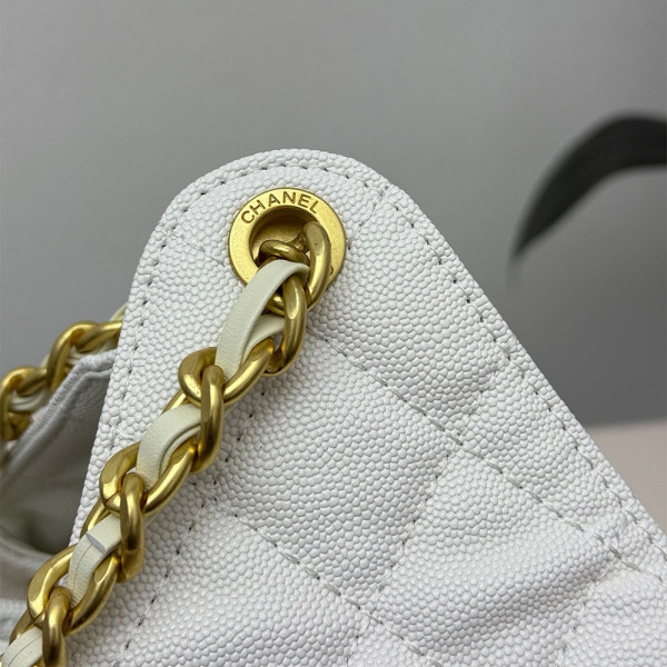 Chanel, 25, Women's Bag, White