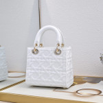 Christian Dior, Lady Dior, Women's Bag, White