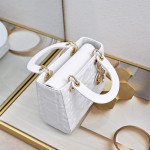 Christian Dior, Lady Dior, Women's Bag, White